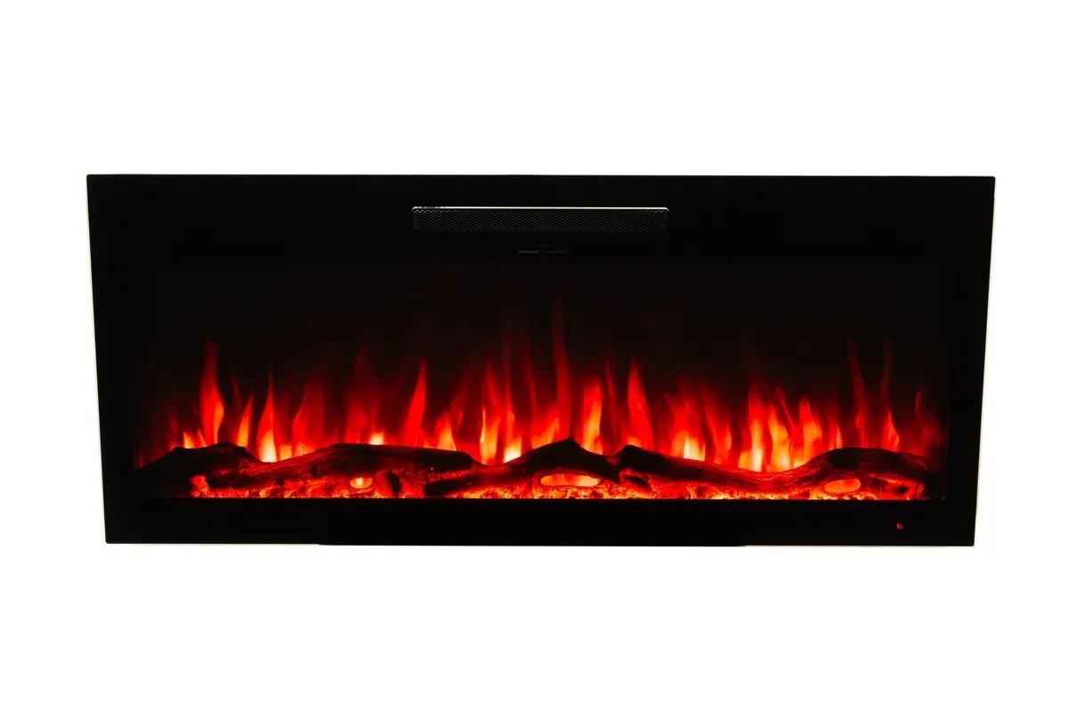Электроочаг RealFlame Diamond 42, с муляжом дров и кристаллами